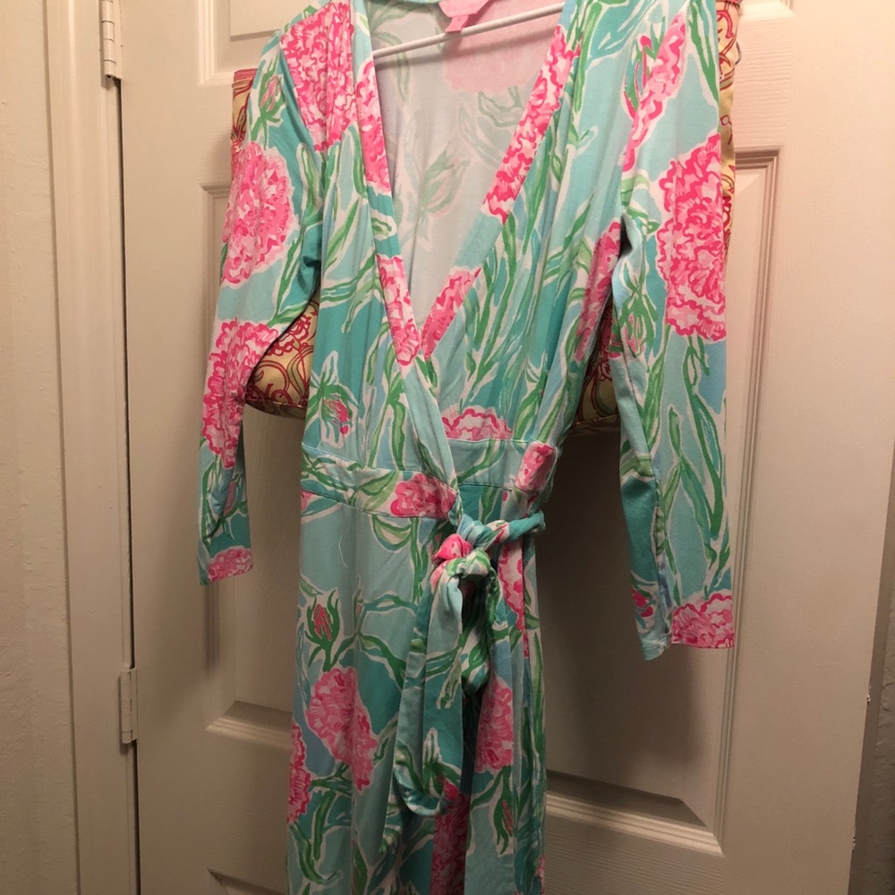 Lilly Pulitzer meridian wrap dress